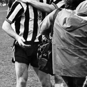 Newcastle 2-0 Burnley, FA Cup semi final match at Hillsborough, Saturday 30th March 1974