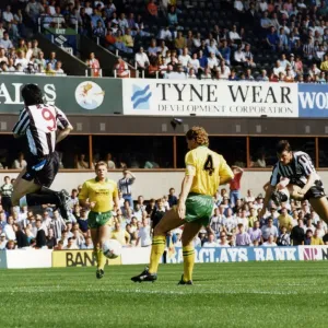 Newcastle 2-0 Plymouth, Division Two League Match Print Newcastle 2-0 Plymouth, Division Two League Match Print
