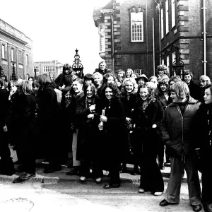 Newcastle City Hall was besieged by thousands of pop-crazy youngsters all clammouring for Newcastle City Hall was besieged by thousands of pop-crazy youngsters all clammouring for