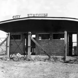 The Newcastle Municipal Sports Stadium in 17th April 1967 The Newcastle Municipal Sports Stadium in 17th April 1967