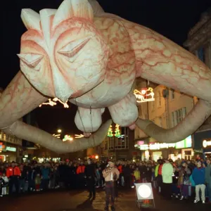 Newcastle New Years Eve celebrations. 31st December 1998