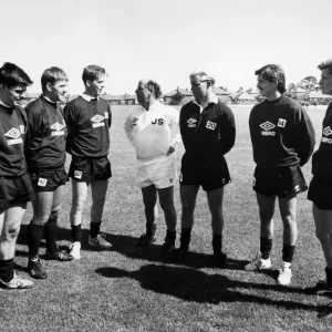 Newcastle United 1989, Pre Season Training, at the clubs training HQ near Durham