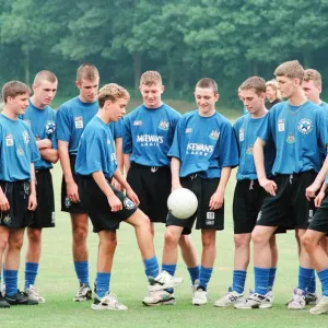 Newcastle United 1994, Pre Season Training, at the clubs training HQ near Durham