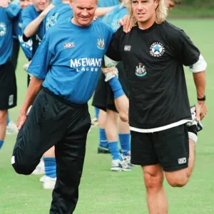 Newcastle United 1994, Pre Season Training, at the clubs training HQ near Durham