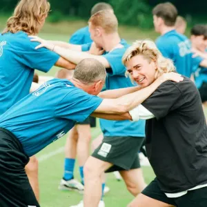 Newcastle United 1994, Pre Season Training, at the clubs training HQ near Durham