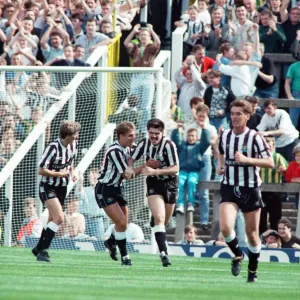 Newcastle United 5 -2 Leeds United, Second Division match held at St James Park Newcastle United 5 -2 Leeds United, Second Division match held at St James Park
