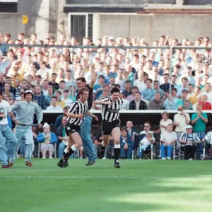 Newcastle United 5 -2 Leeds United, Second Division match held at St James Park Newcastle United 5 -2 Leeds United, Second Division match held at St James Park