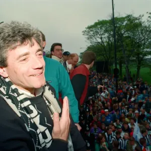 Newcastle United celebrations as they win the League Division 1