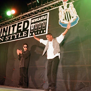Newcastle United FC Fashion Show at St James Park, Newcastle, 27th September 1995