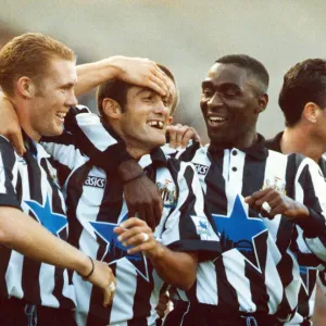 Newcastle United footballer Malcolm Allen. 21st August 1993 Newcastle United footballer Malcolm Allen. 21st August 1993