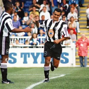 Newcastle United footballer Malcolm Allen. Circa 1995 Newcastle United footballer Malcolm Allen. Circa 1995