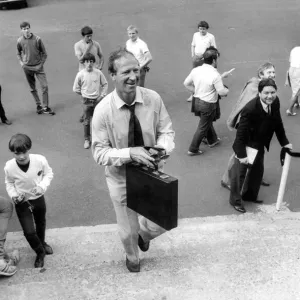 Newcastle United manager Jack Charlton arriving at St. James Park in June 1984 Newcastle United manager Jack Charlton arriving at St. James Park in June 1984