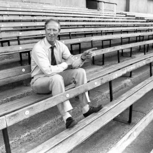 Newcastle United manager Jack Charlton on his first day at St Newcastle United manager Jack Charlton on his first day at St