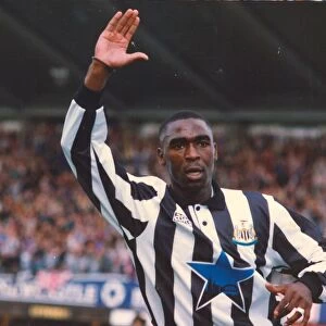 Newcastle United player Andy Cole October 1993 Towards the end of the 1992 / 3