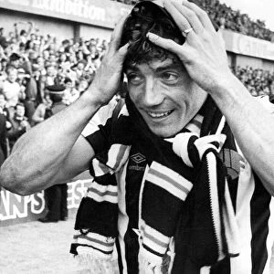 Newcastle United skipper Kevin Keegan at his farewell party at St. Jamess Park