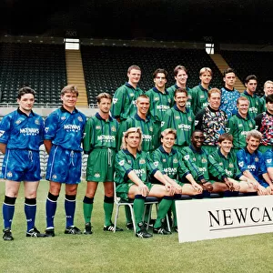 Newcastle United team 1994 / 1995 including footballer Malcolm Allen