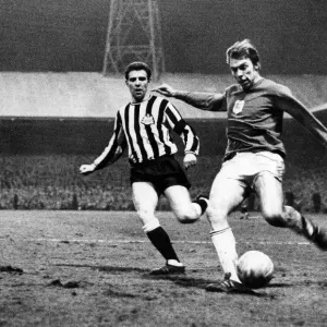 Newcastle United v Anderlecht Print, 1970 Inter Cities Fairs Cup Match Newcastle United v Anderlecht Print, 1970 Inter Cities Fairs Cup Match
