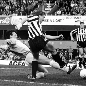 Newcastle United v Coventry City. 26th March, 1988 Paul Gascoigne (Gazza