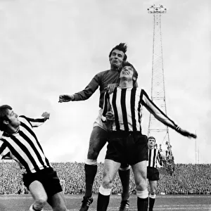 Newcastle United v Glasgow Rangers. Inter-Cities Fairs Cup Semi-Final 2nd