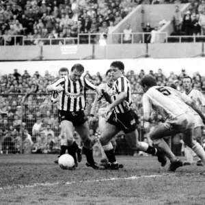 Newcastle United v Oxford United. 9th December, 1989. Newcastle