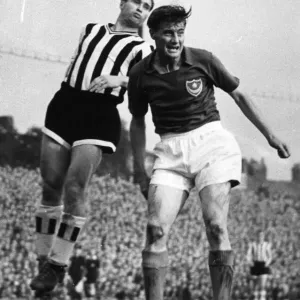 Newcastle United v Portsmouth league match at St James Park September 1958 Newcastle United v Portsmouth league match at St James Park September 1958
