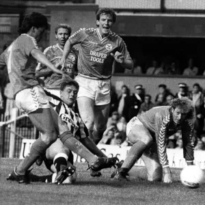 Newcastle United v Southampton. 26th September, 1987. Paul Gascoigne
