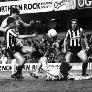 Newcastle United v Tottenham Hotspur. 23rd January, 1988