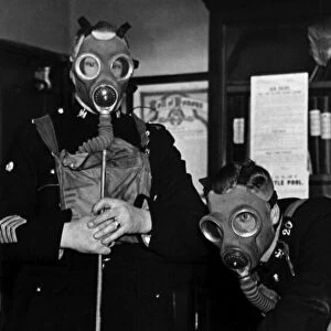 Newcastle West End Police held a gas mask snooker handicap in aid of the British Red