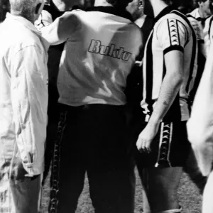 Newcastles Mike Mahoney (Mick Mahoney) UEFA cup tie 1st round, 1st leg