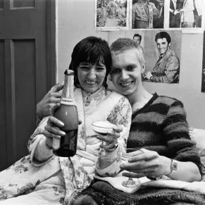 Newlywed Punk Rockers Print, 1980