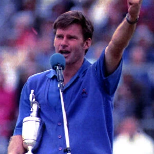 Nick Faldo Golf wins the British Open Golf Championship 1992