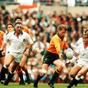 Nick Farr-Jones Rugby Union World Cup Final England against Australia