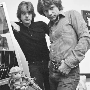 Nick Lowe dark shirt) and Dave Edmunds (in lighter shirt) pictured together in 1979 Nick Lowe dark shirt) and Dave Edmunds (in lighter shirt) pictured together in 1979