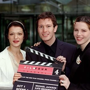 Nick Moran Actor October 98 With actress Kate Beckinsale