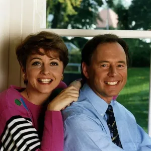 Nick Owen and Anne Diamond TV Presenters Nick Owen and Anne Diamond TV Presenters