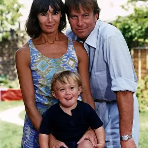 Nicky Henson Actor with his wife Marguerite and son Keaton