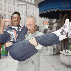 Nigel Benn and Barry Hearn Print, 25th June 1991
