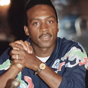 Nigel Benn Press Conference Print, 25th June 1991