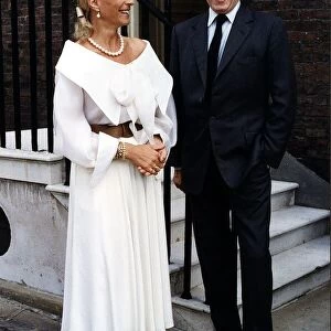 Nigel Dempster Daily Mail Writer with Princess Michael of Kent