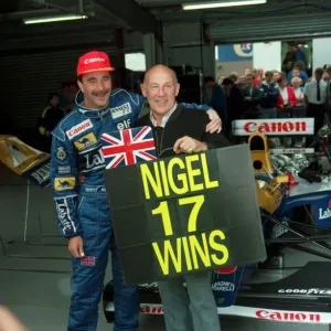 NIGEL MANSELL AND STIRLING MOSS - 91 / 6391 ----- NIGEL MANSELL NIGEL MANSELL AND STIRLING MOSS - 91 / 6391 ----- NIGEL MANSELL