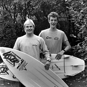 Nigel Veitch (left) and David Stores, Surfers, picked up senior