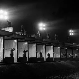 Night Time at a driving range June 1964 Night Time at a driving range June 1964