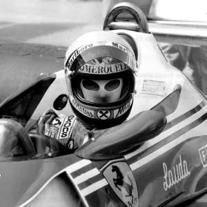 Niki Lauda Ferrari Print November 1977 Niki Lauda Ferrari Print November 1977