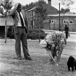 Ninety two year old supergran Winifried Ali gives a demonstration of her ability to Ninety two year old supergran Winifried Ali gives a demonstration of her ability to