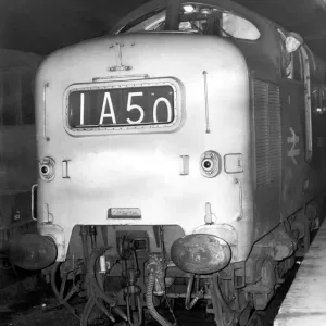 No. IA50 the new Tyne-Thames Express train at Newcastle Central Station on 6th March 1967 No. IA50 the new Tyne-Thames Express train at Newcastle Central Station on 6th March 1967