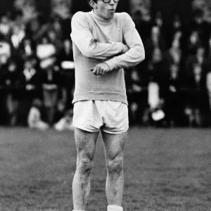 Nobby Stiles refereeing a charity match at Oswestry. 26th May 1968 Nobby Stiles refereeing a charity match at Oswestry. 26th May 1968