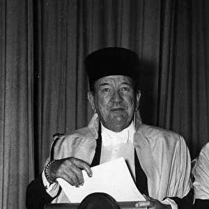 Noel Coward actor receives his honorary degree of Doctor of Letters at Sussex University