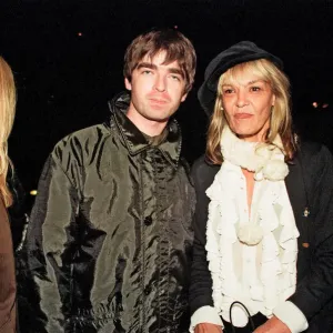 Noel Gallagher et Anita Pallenberg à la présentation du vidéo de The Rolling Stones.