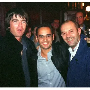 Noel Gallagher and Keith Allen at Jinty McGinty's Print 1998