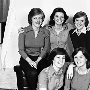 The Nolan sisters, Linda, Anne, Bernadette, Denise and Maureen. 16th May 1977